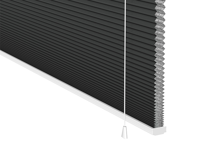 Gaia (Blackout), Asphalt - Pleated Blind - Image 6